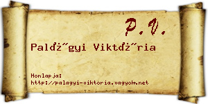 Palágyi Viktória névjegykártya